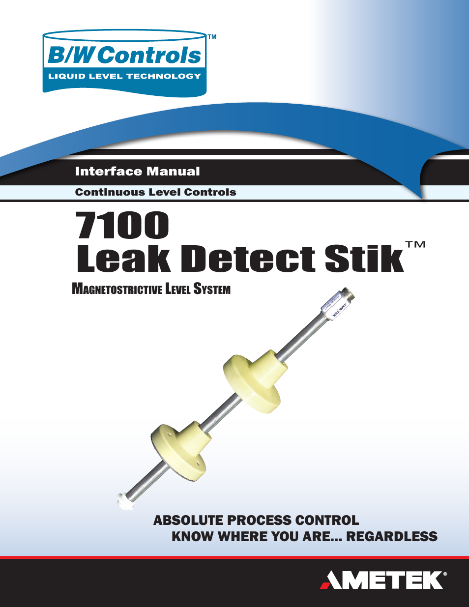 AMETEK 7100 Leak Detect Stik User Manual | 22 pages