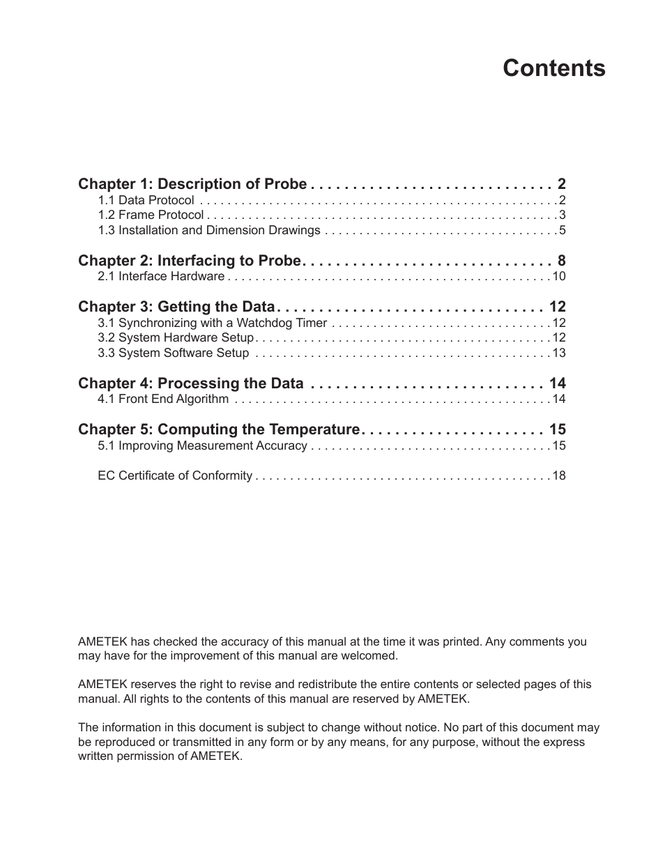 AMETEK 7100 Leak Detect Stik User Manual | Page 3 / 22