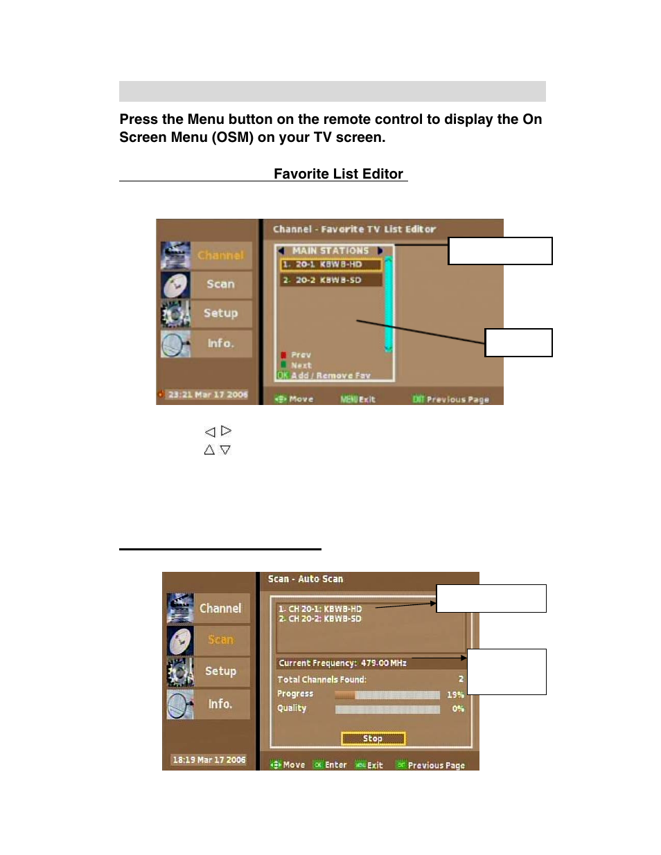 Menus | Airlink101 ATVC102 User Manual | Page 17 / 30