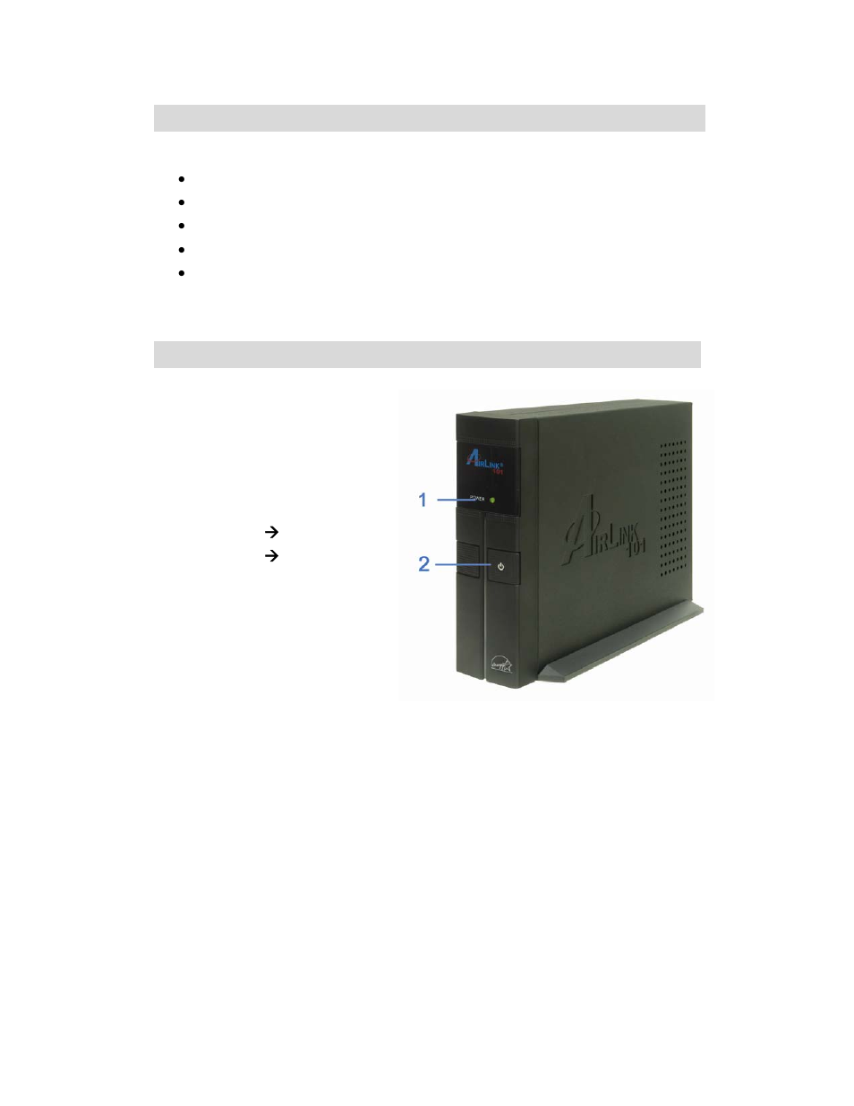 Accessories, Front panel | Airlink101 ATVC102 User Manual | Page 6 / 30