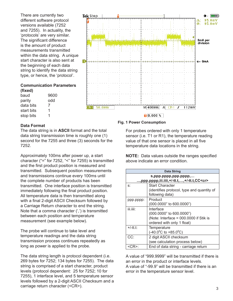 AMETEK 7250 Digital Stick User Manual | Page 3 / 11