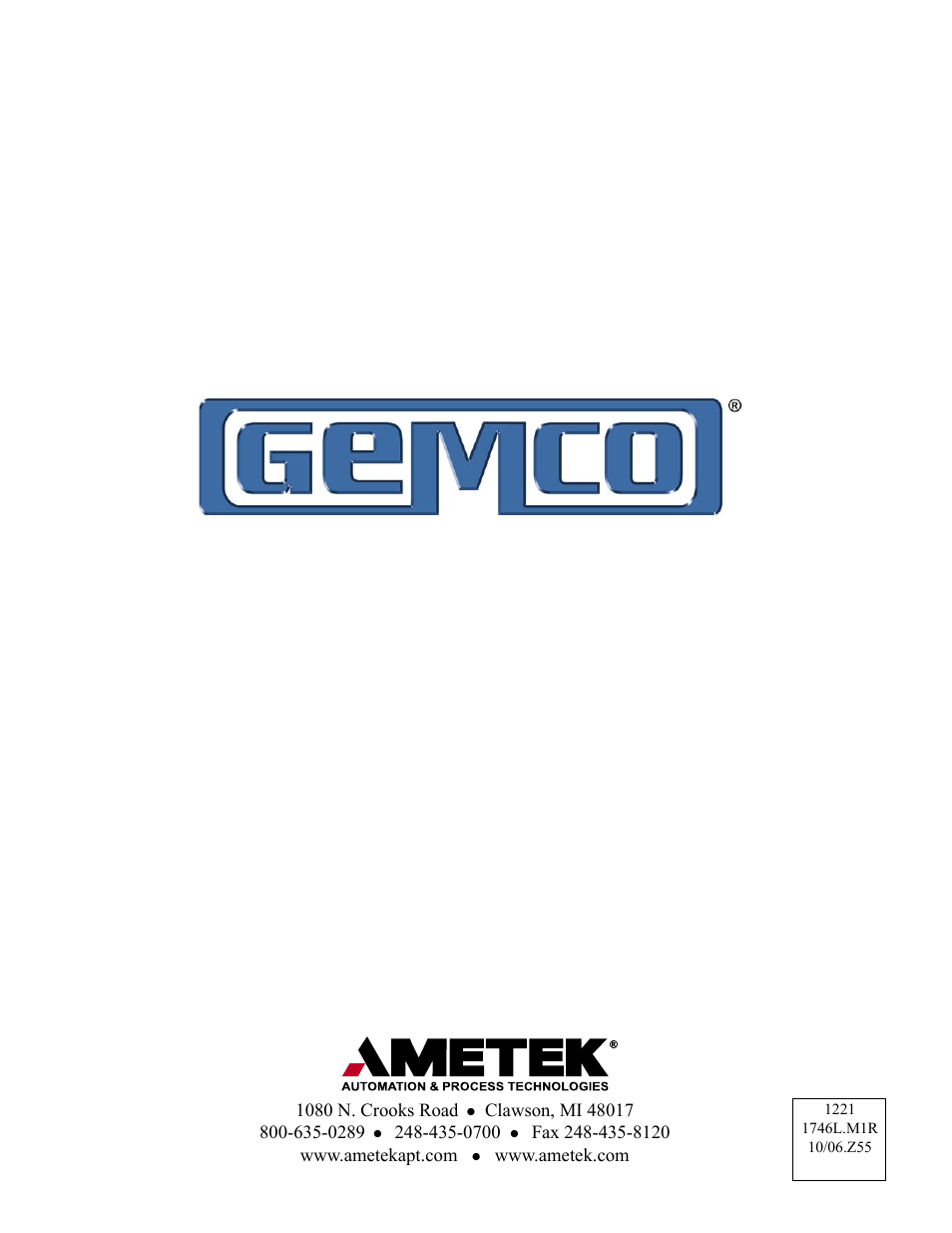 AMETEK 1746 LDT Interface Card User Manual | Page 24 / 24