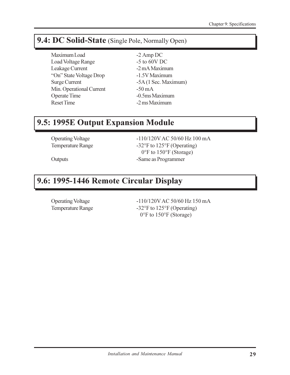 Dc solid-state | AMETEK 1995B Micro-Set PLS with Brake Monitor User Manual | Page 33 / 40