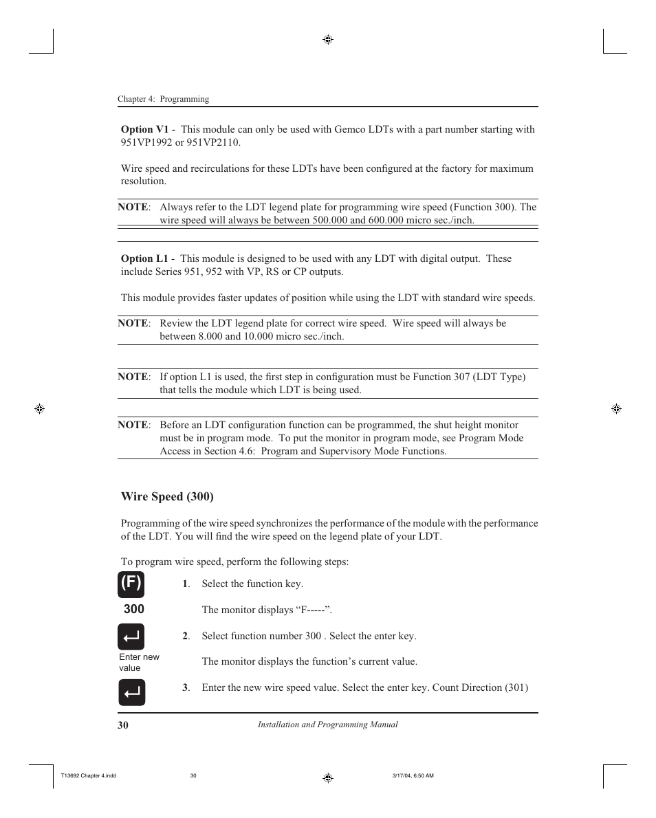 AMETEK 2110 Shut Height Monitor User Manual | Page 34 / 59