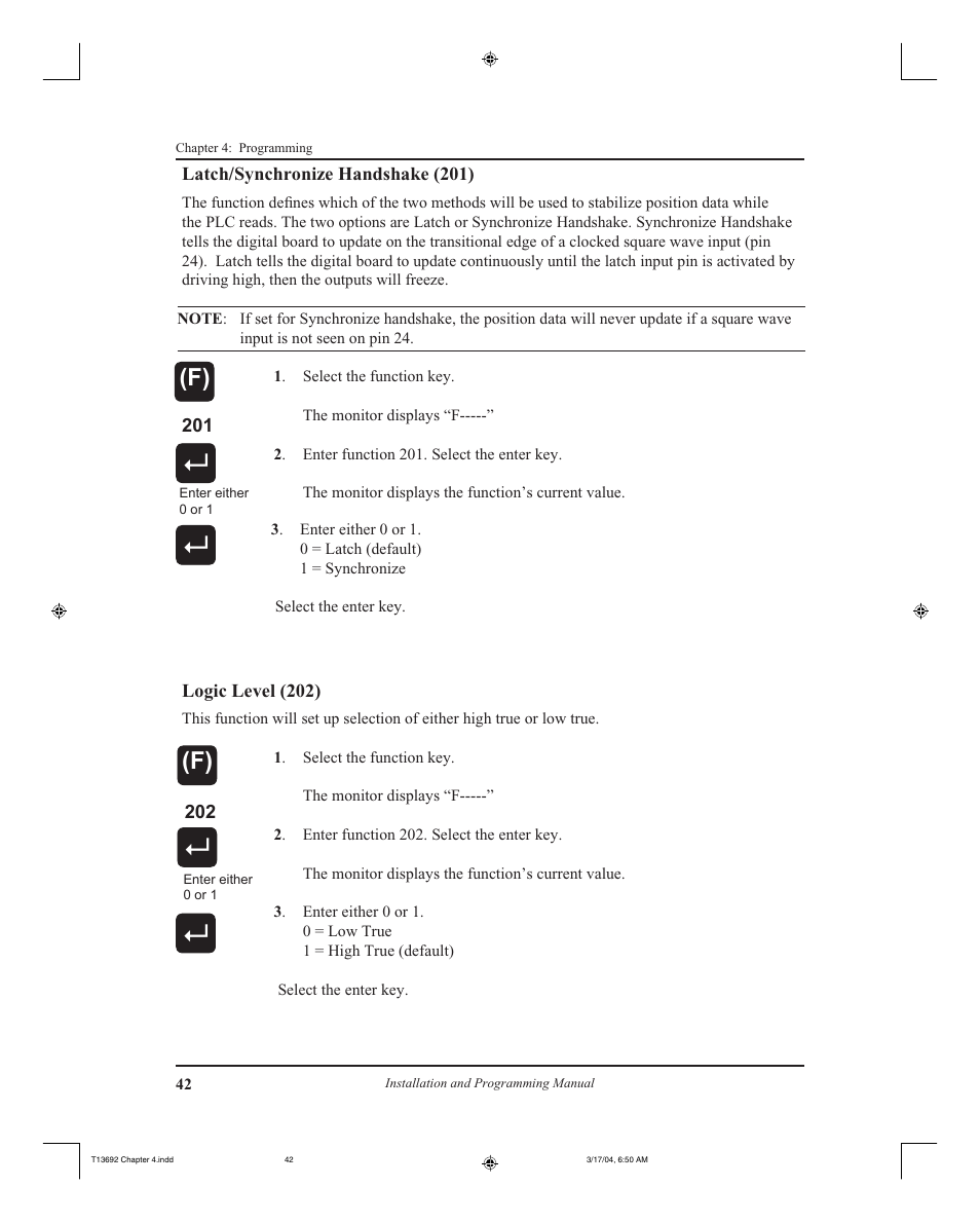 AMETEK 2110 Shut Height Monitor User Manual | Page 46 / 59