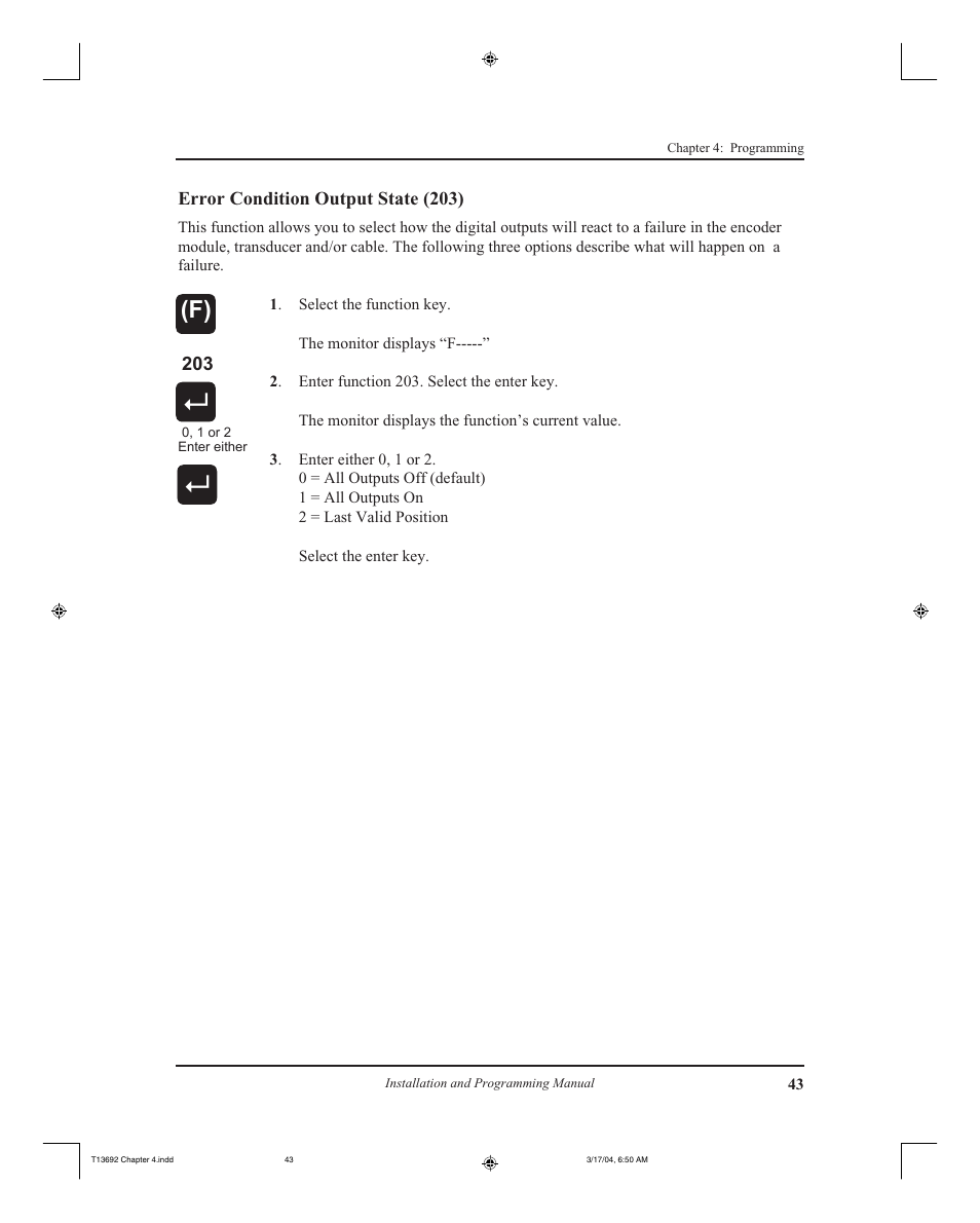 AMETEK 2110 Shut Height Monitor User Manual | Page 47 / 59