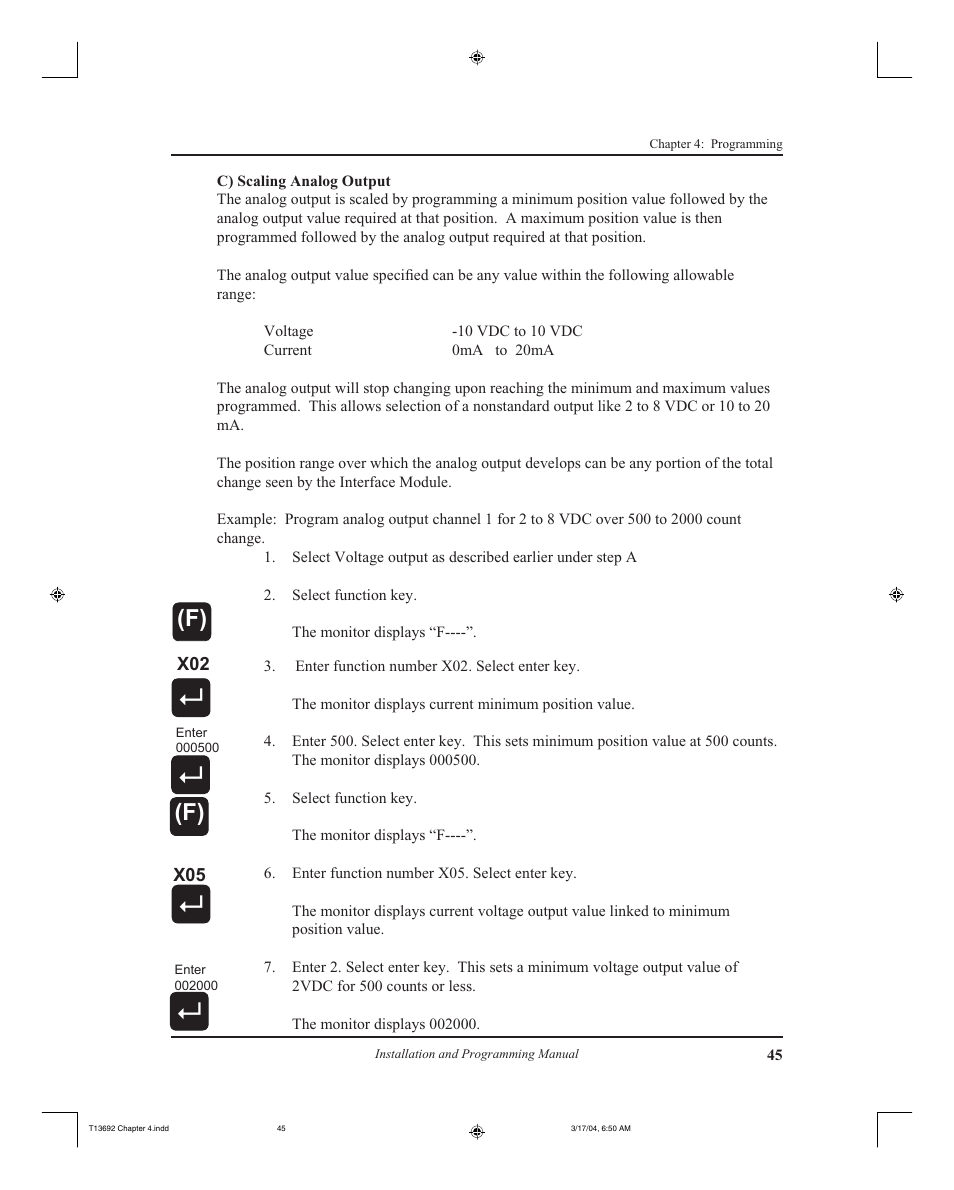 AMETEK 2110 Shut Height Monitor User Manual | Page 49 / 59