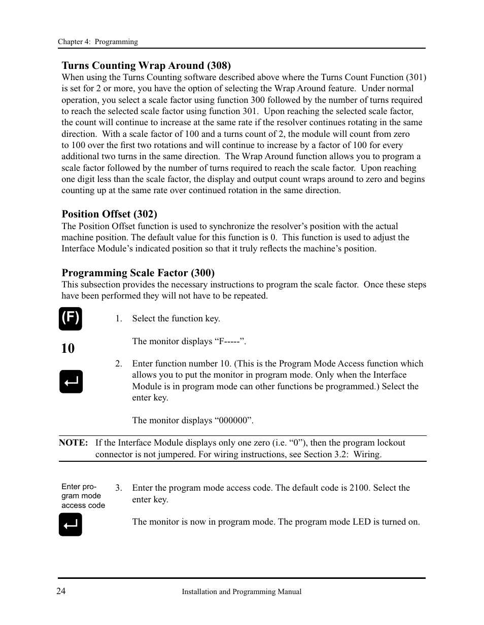 F) 10 | AMETEK 2120 PLC Interface Module User Manual | Page 28 / 64