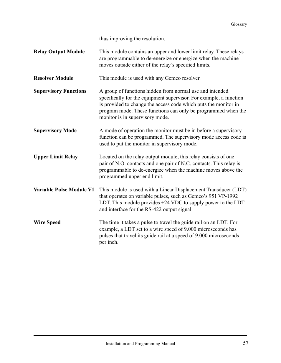 AMETEK 2120 PLC Interface Module User Manual | Page 61 / 64