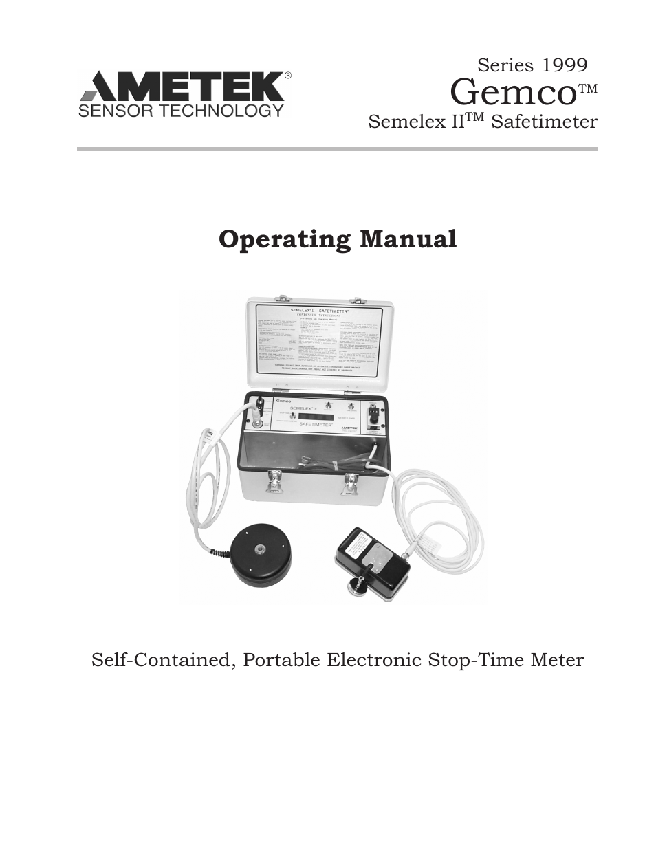 AMETEK 1025 Foot & Palm Switches User Manual | 24 pages