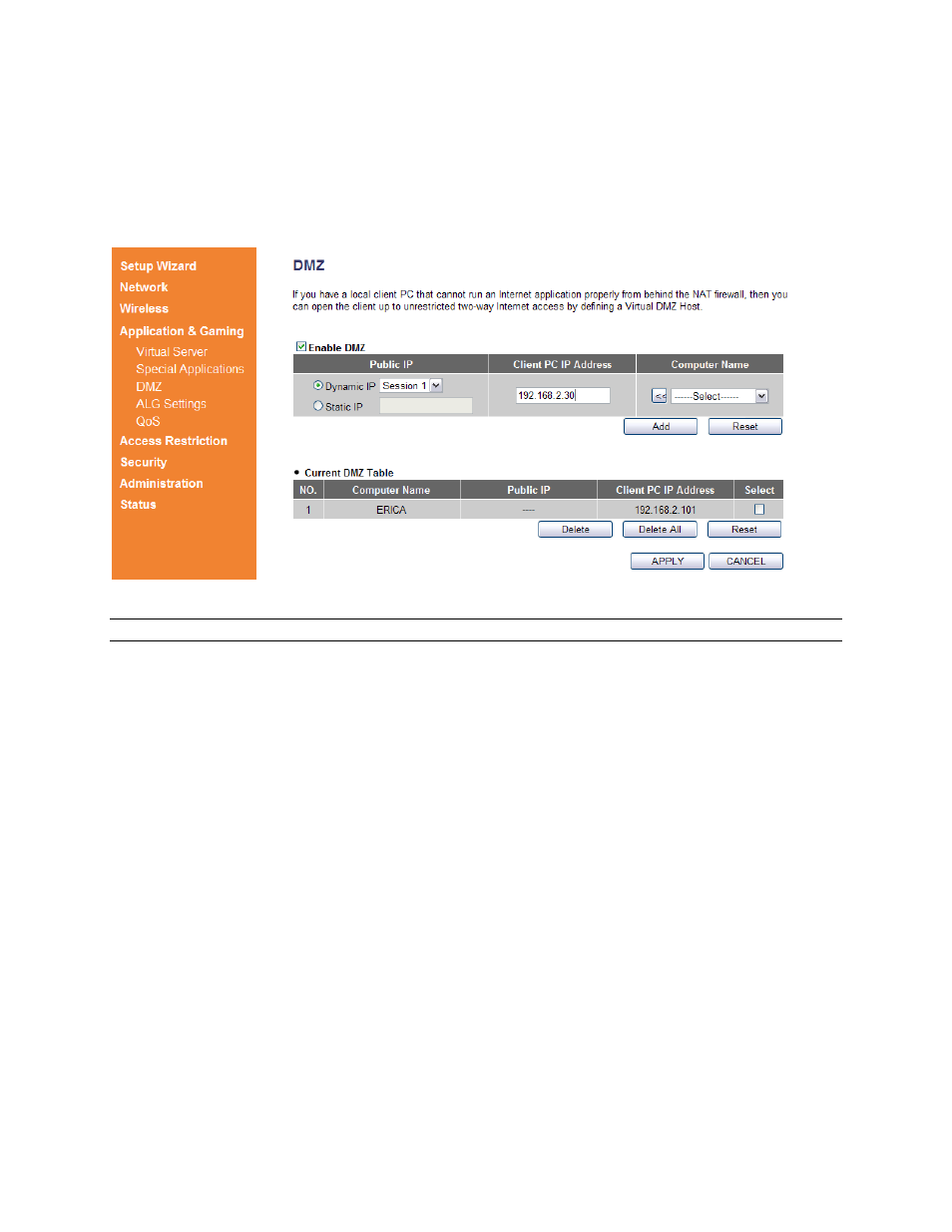 3 dmz | Airlink101 AR685W User Manual | Page 54 / 81