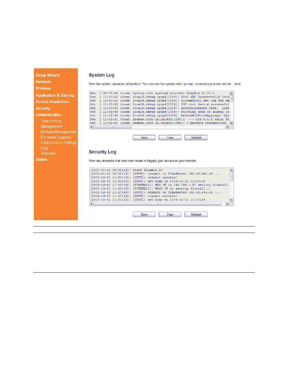 6 log | Airlink101 AR685W User Manual | Page 76 / 81