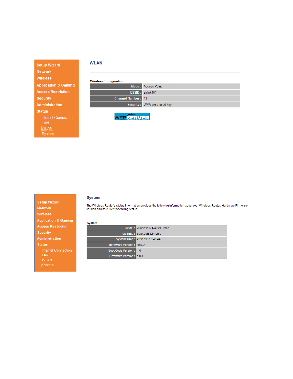 Airlink101 AR685W User Manual | Page 79 / 81