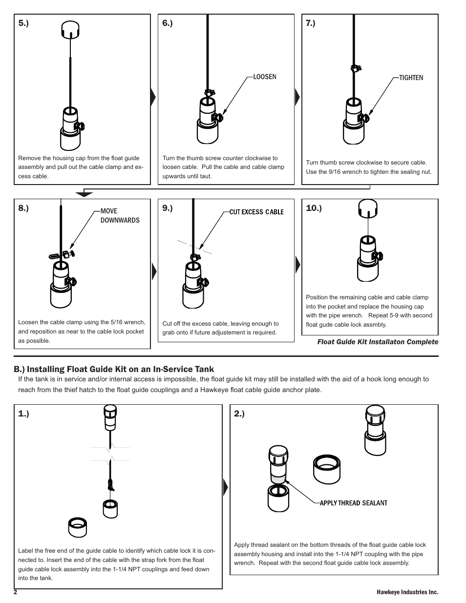 Hawkeye Float User Manual | Page 2 / 3