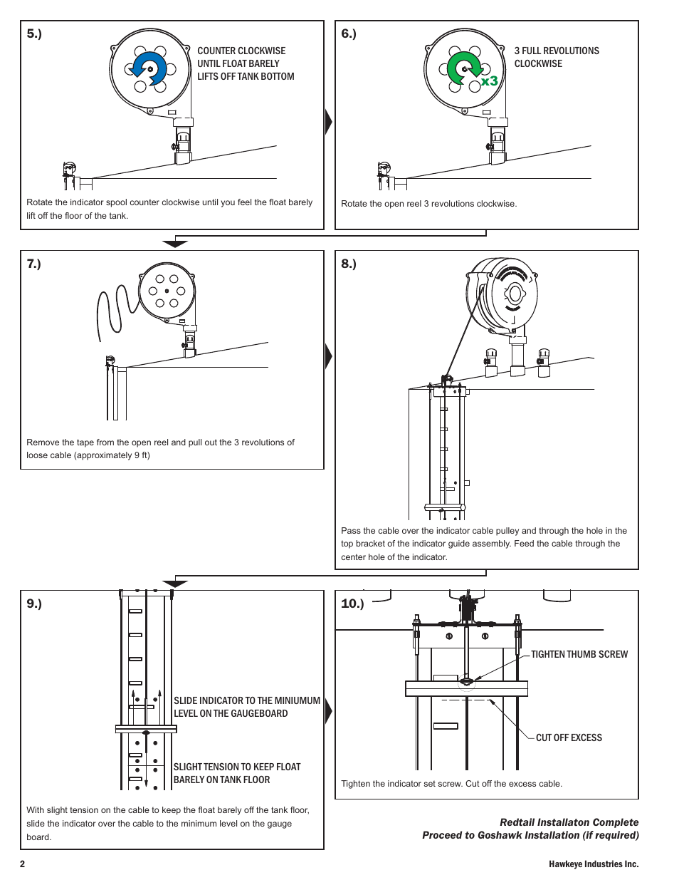 Hawkeye Redtail User Manual | Page 2 / 2