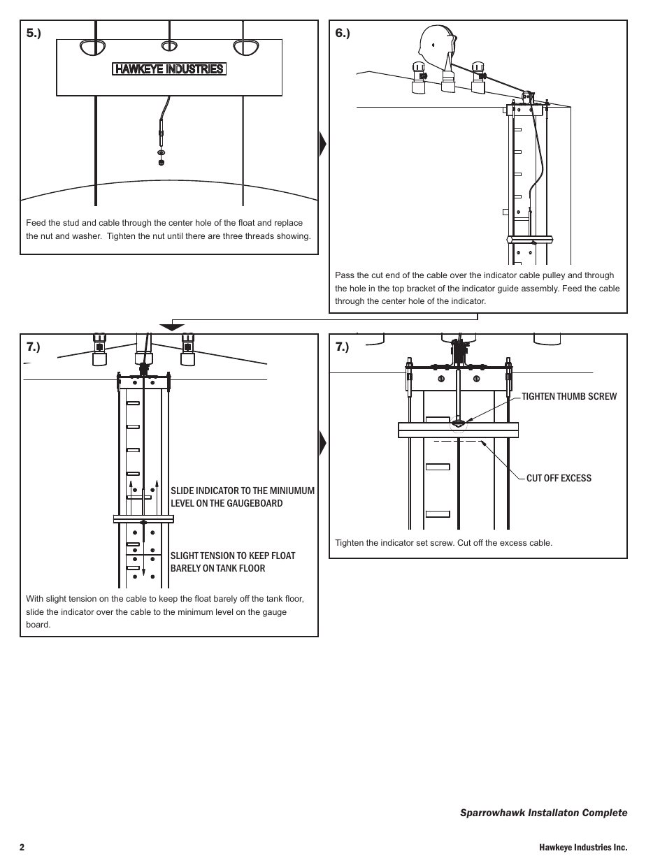 Hawkeye Sparrowhawk User Manual | Page 2 / 2