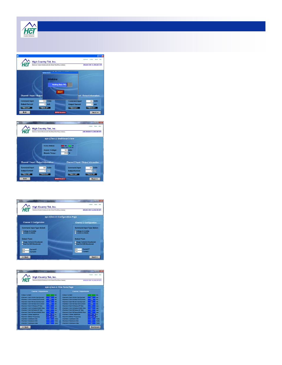 High Country Tek epc-2, Dual Channel GUI Software User Manual | Page 4 / 12