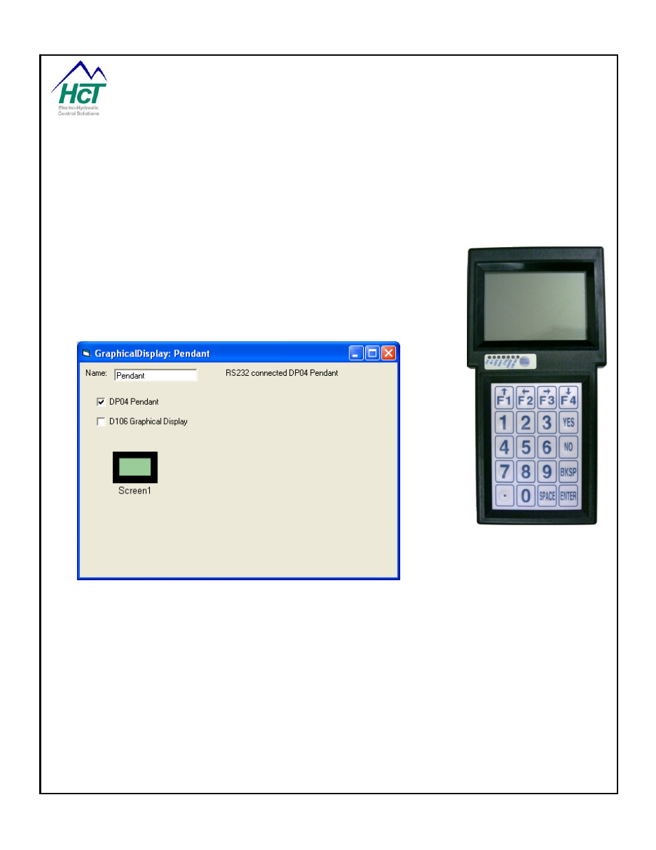 16 dp04 pendant, Dp04 pendant | High Country Tek DVC80 User Manual | Page 116 / 170