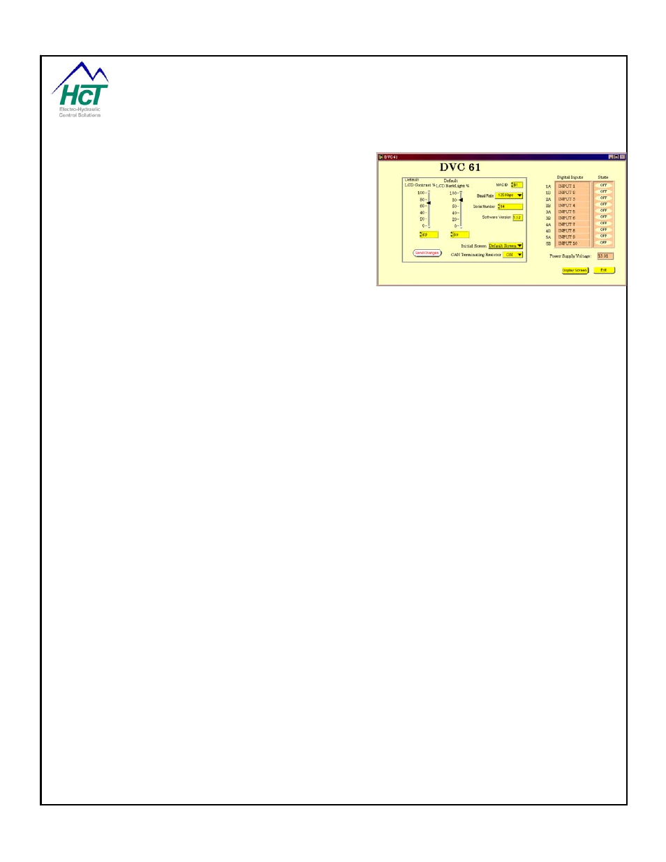 15 dvc61 (display module) and the loader monitor, Dvc61 (display module) and the loader monitor | High Country Tek DVC80 User Manual | Page 126 / 170