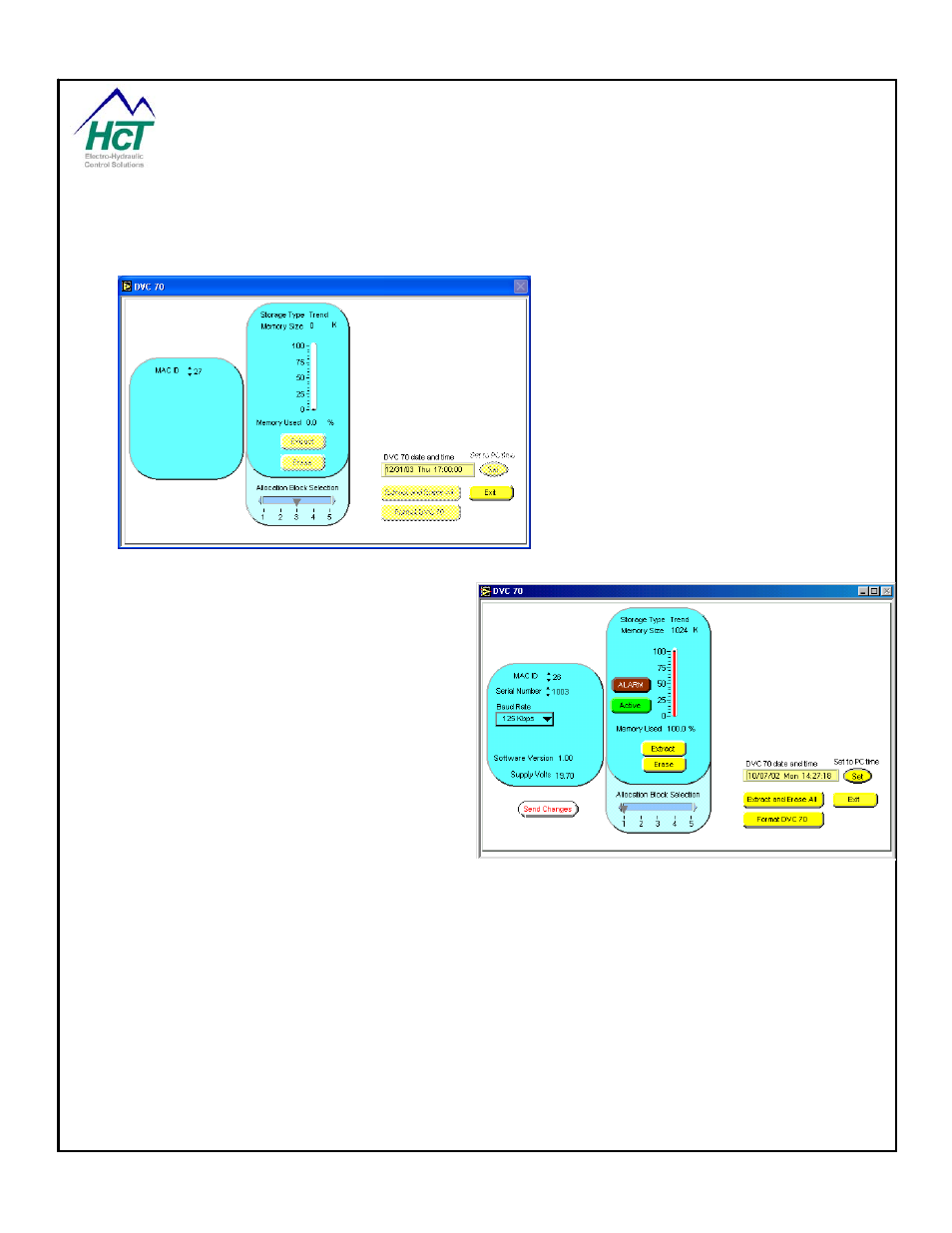 16 dvc70 (logging module) and the loader monitor, Dvc70 (logging module) and the loader monitor | High Country Tek DVC80 User Manual | Page 127 / 170