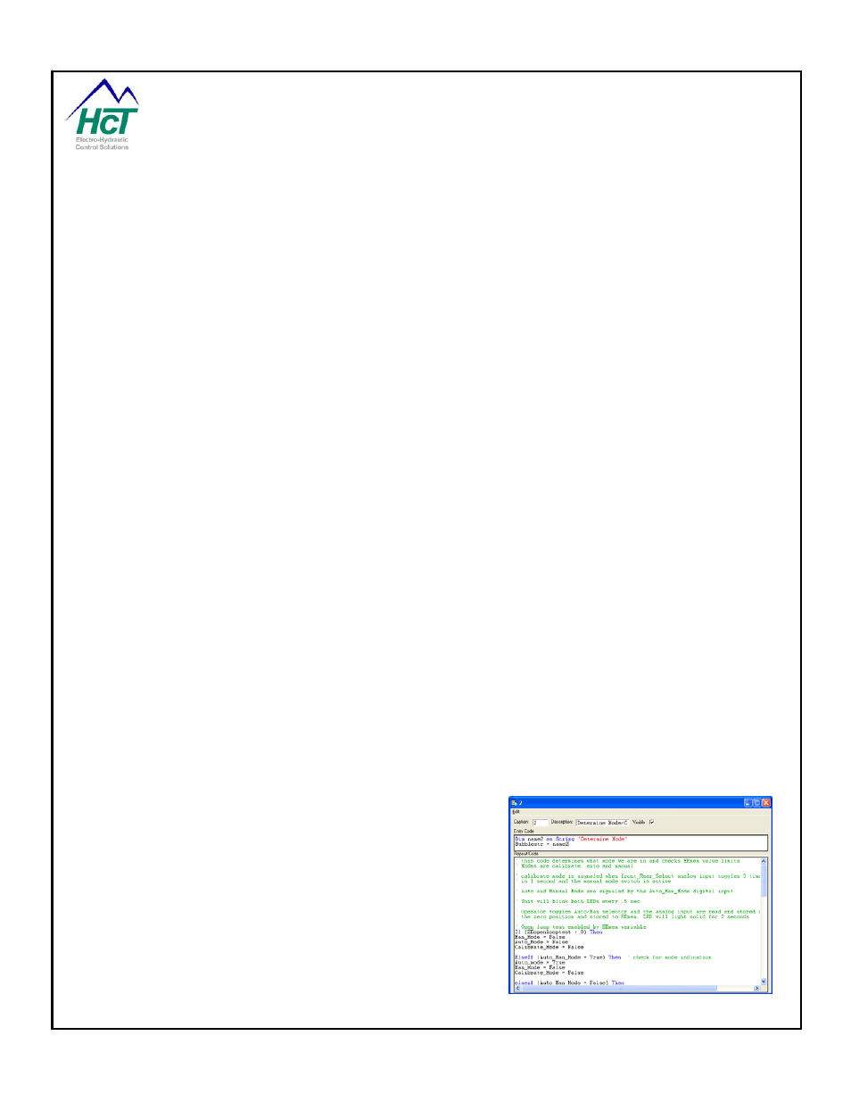 12 input output configuring, 13 input output variables and programming, 14 programming example | Input output configuring, Input output variables and programming, Programming example | High Country Tek DVC80 User Manual | Page 20 / 170