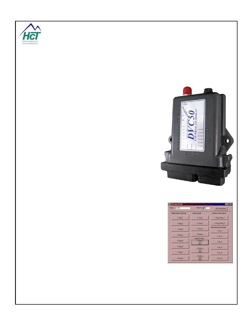 5 dvc50, Dvc50 | High Country Tek DVC80 User Manual | Page 85 / 170