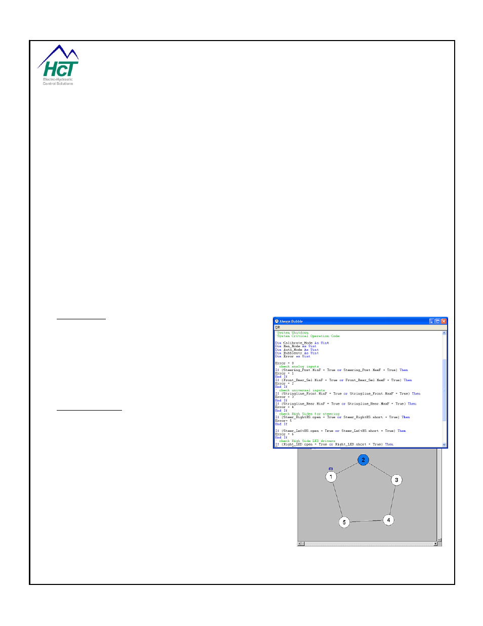 1 always code, 2 logic sequences, Always code | Logic sequences | High Country Tek emc-3L User Manual | Page 50 / 108