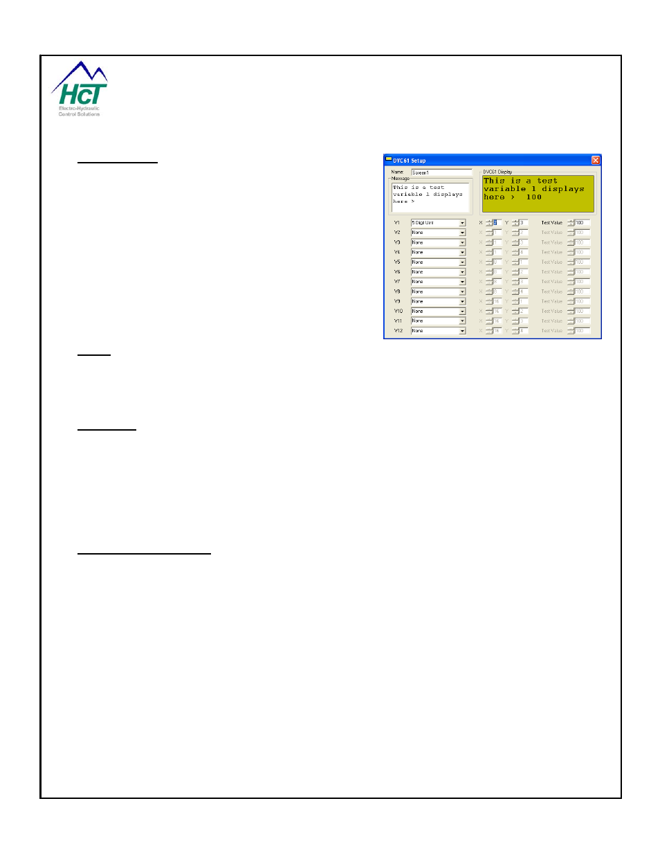 Dvc61 screens | High Country Tek emc-3L User Manual | Page 68 / 108