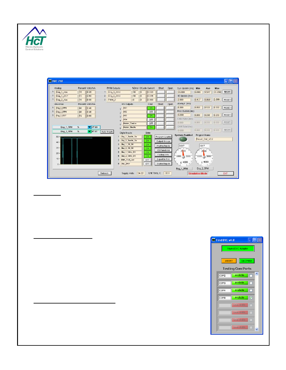 Program loader monitor, 1 introduction, Connecting to the dvc710 | 3 starting the program loader monitor, Introduction, Starting the program loader monitor, 7 program loader monitor | High Country Tek emc-3L User Manual | Page 79 / 108