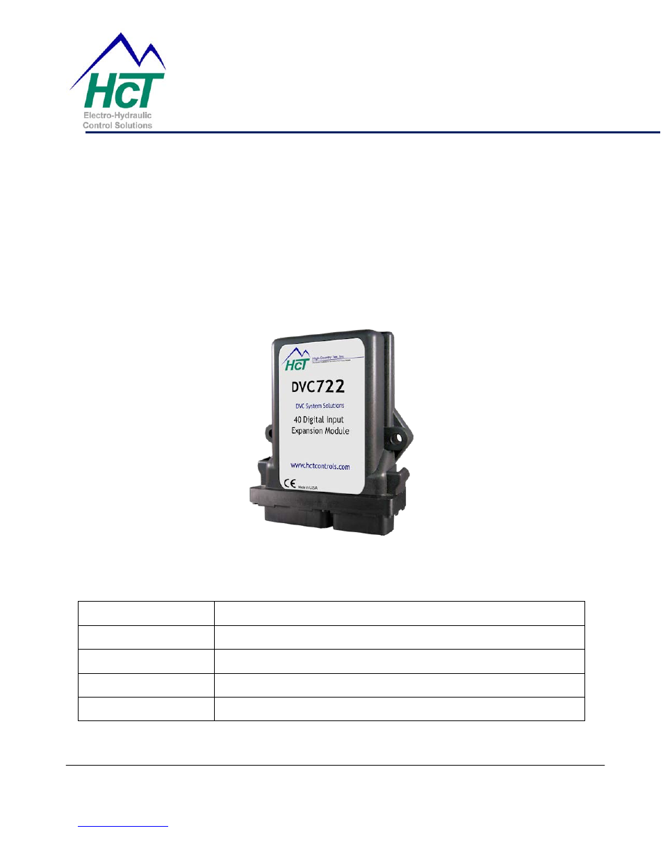 High Country Tek DVC722 User Manual | 7 pages