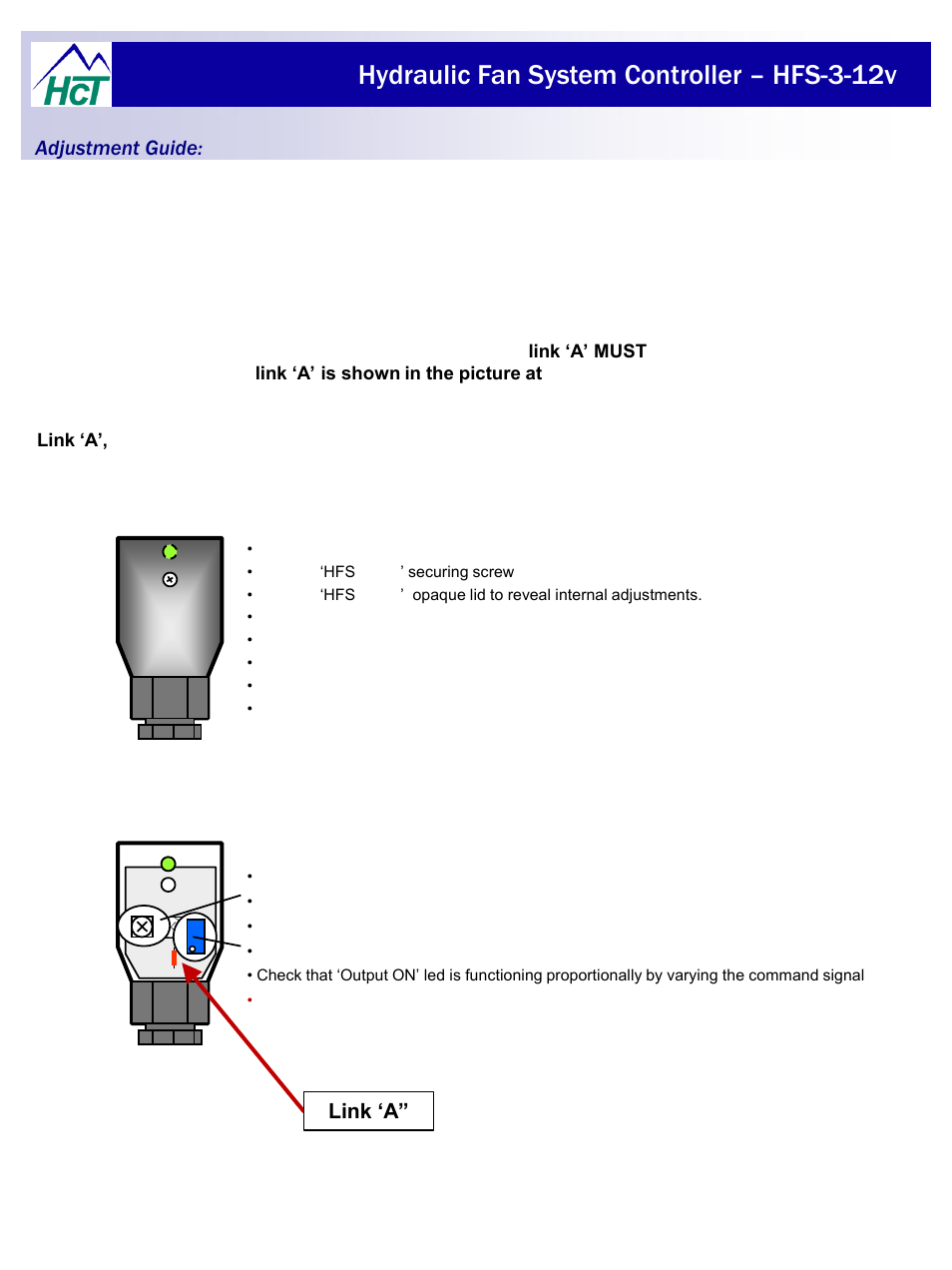 Hydraulic fan system controller – hfs-3-12v, Inverted valve control operation | High Country Tek HFS-3 User Manual | Page 7 / 20