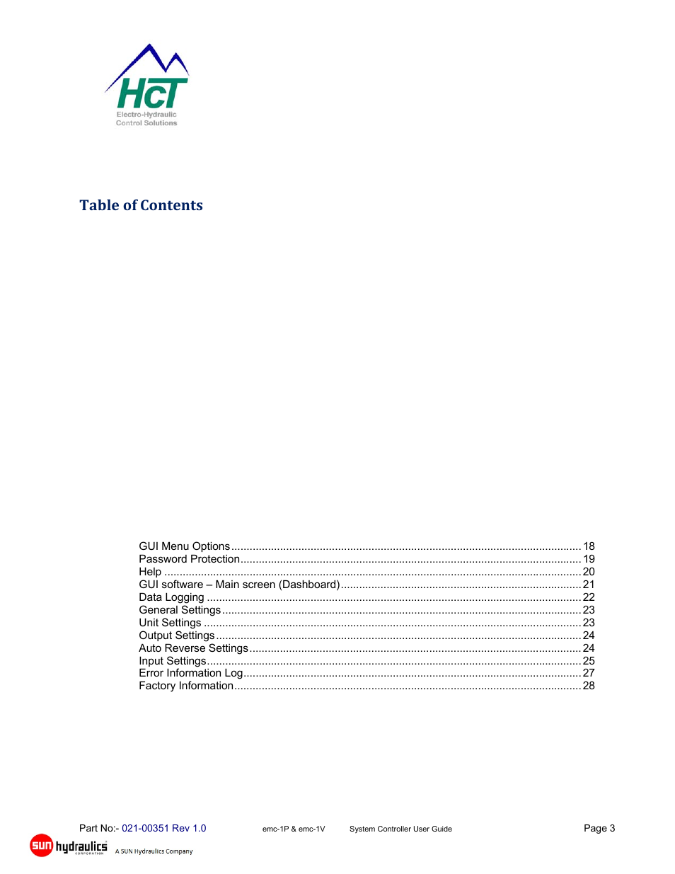 High Country Tek emc-1V User Manual | Page 3 / 34