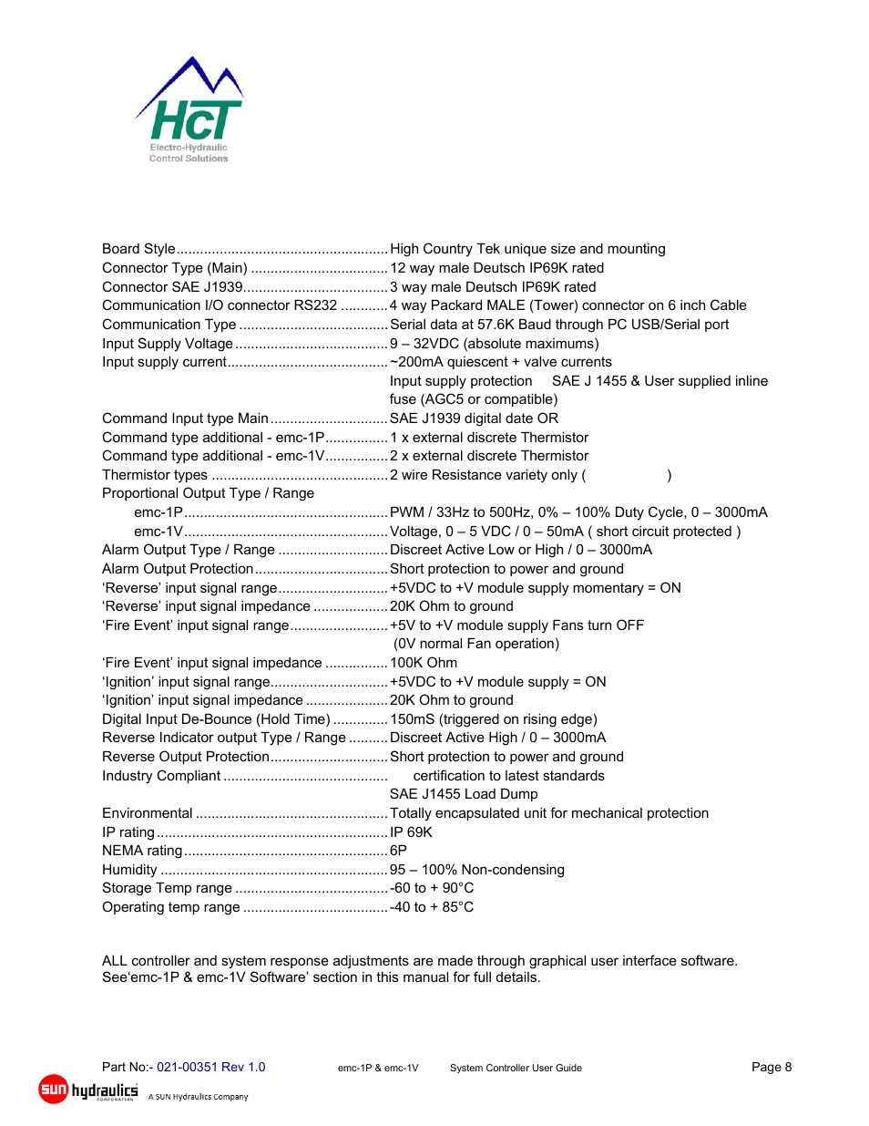 High Country Tek emc-1V User Manual | Page 8 / 34