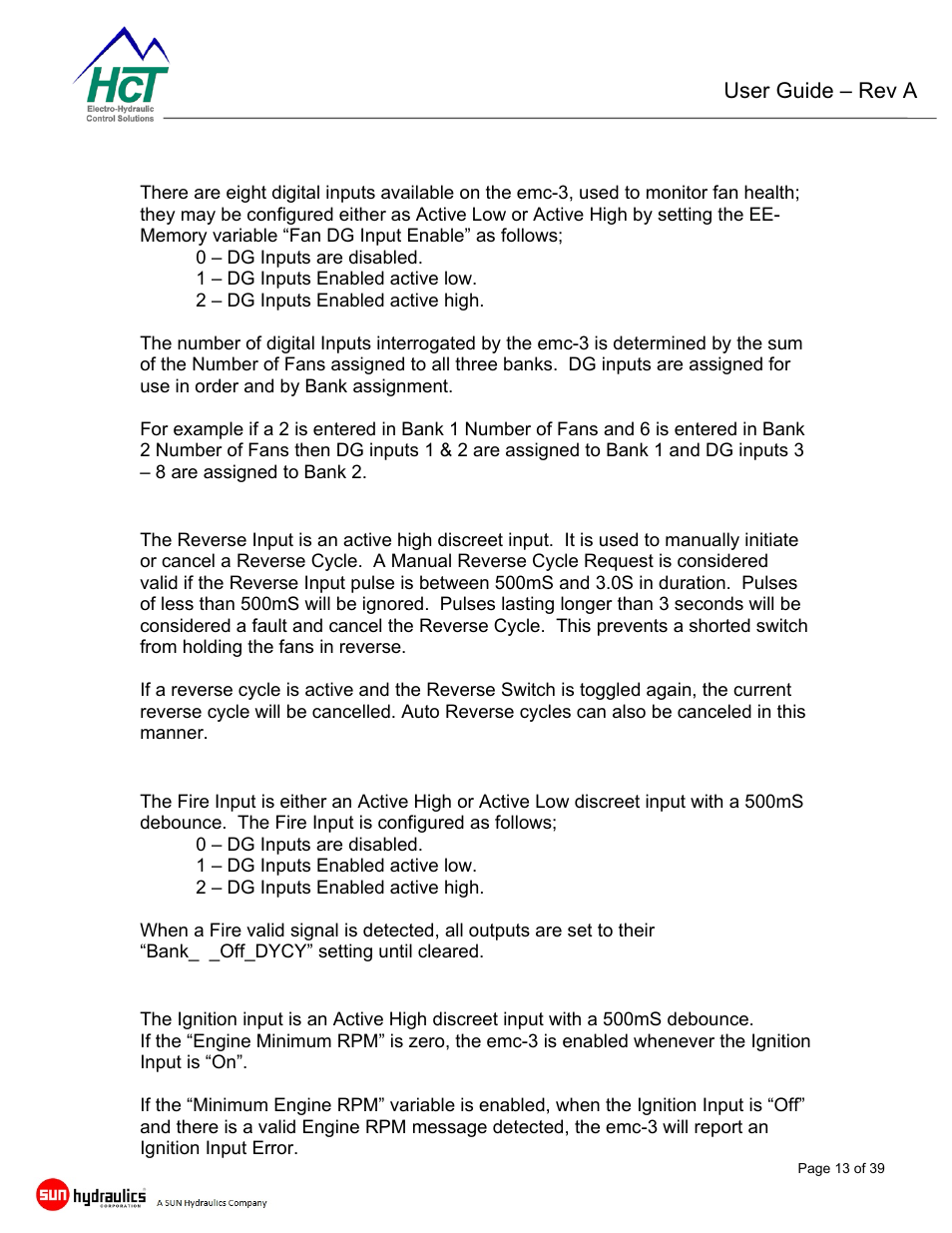 Emc-3 controller module | High Country Tek emc-3 User Manual | Page 13 / 39