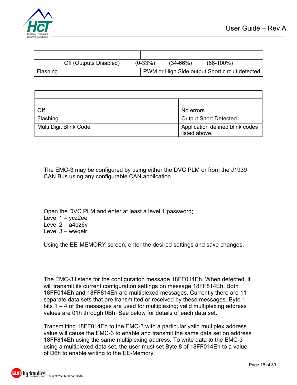 Emc-3 controller module, Module configuration, User guide – rev a | High Country Tek emc-3 User Manual | Page 16 / 39
