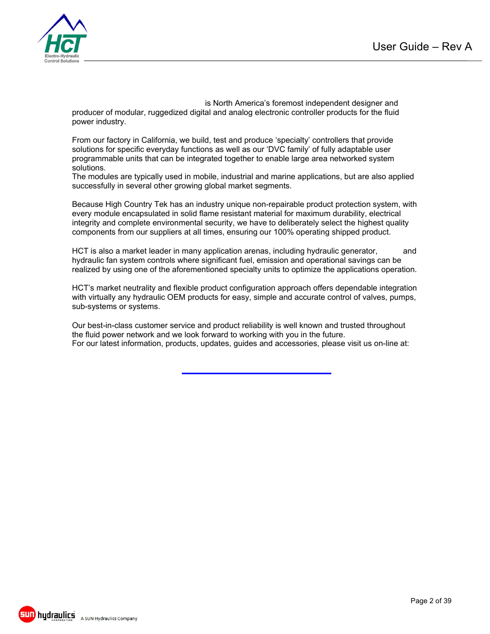 Emc-3 controller module | High Country Tek emc-3 User Manual | Page 2 / 39