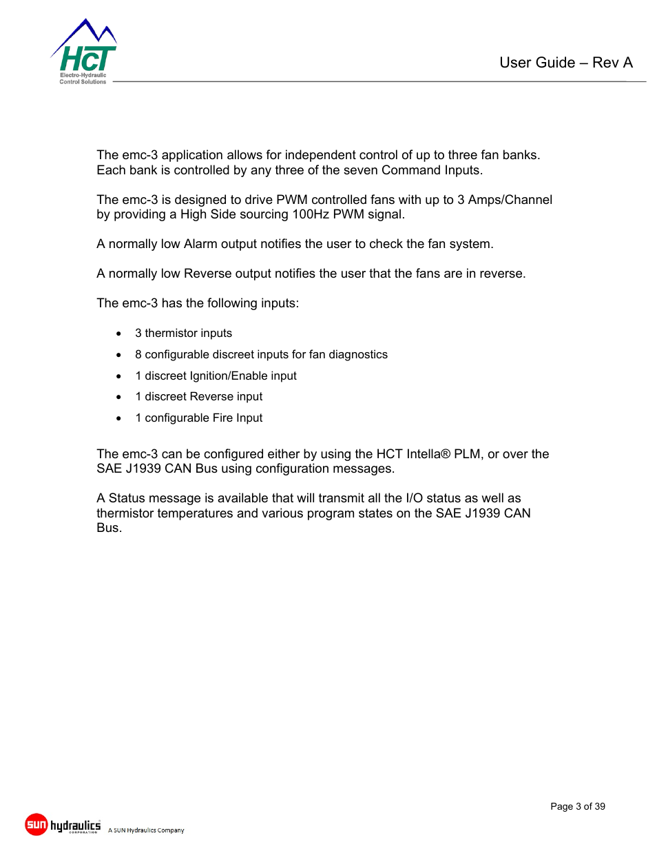 Emc-3 controller module, Introduction | High Country Tek emc-3 User Manual | Page 3 / 39