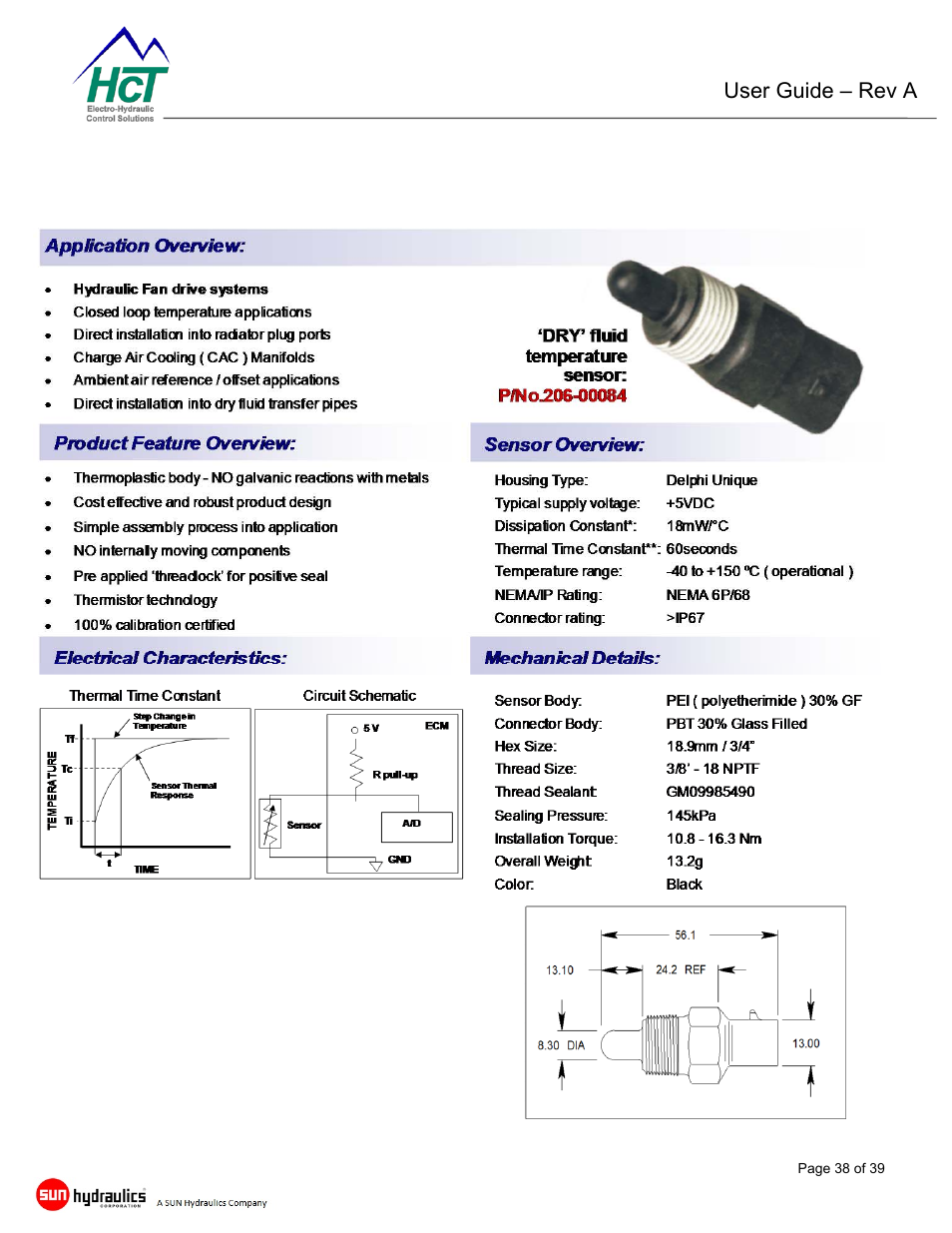 Emc-3 controller module, Dry’ fluid sensor information | High Country Tek emc-3 User Manual | Page 38 / 39