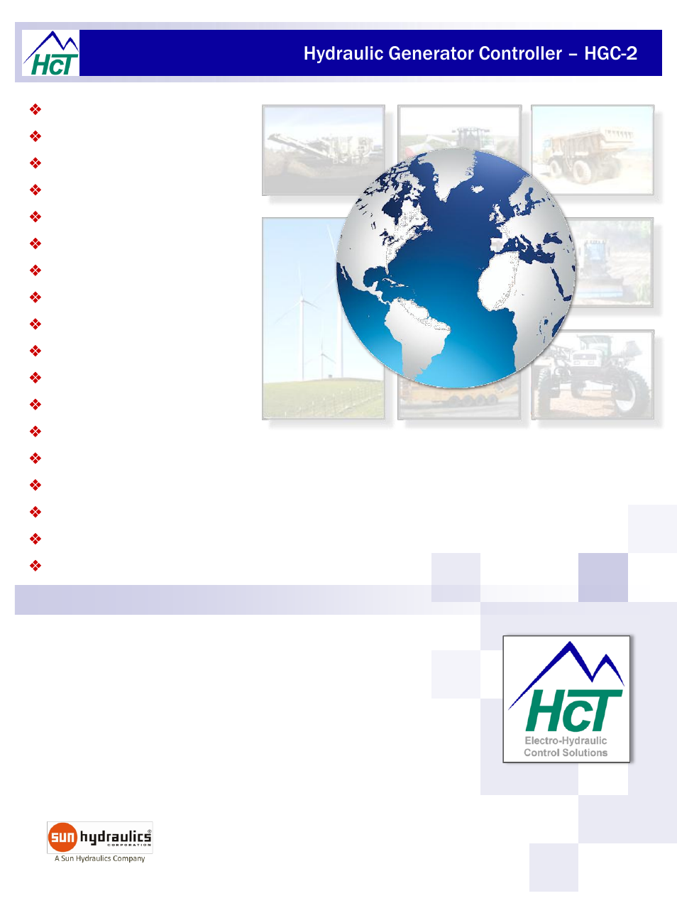 Hct product sales and support, Hydraulic generator controller – hgc-2, For more information | Customer service | High Country Tek HGC-2, Closed Loop Controller User Manual | Page 24 / 24