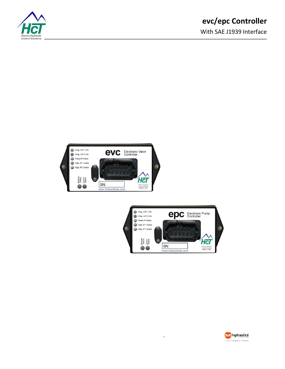 High Country Tek epc, Electronic Pump Controller - A Multi-Function SAE J1939 Compatible Module User Manual | 45 pages