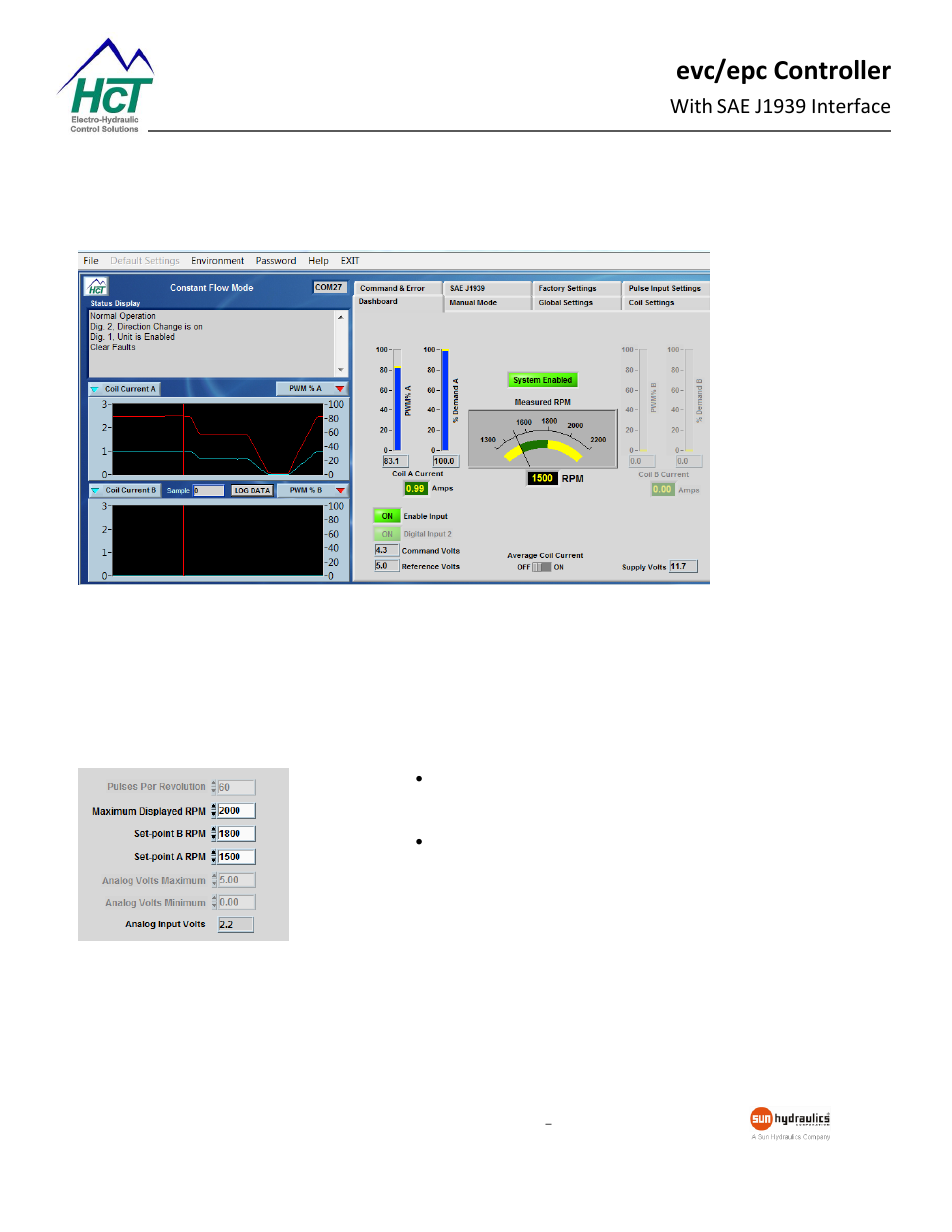 Constant flow mode, Evc/epc controller, With sae j1939 interface | High Country Tek epc, Electronic Pump Controller - A Multi-Function SAE J1939 Compatible Module User Manual | Page 36 / 45