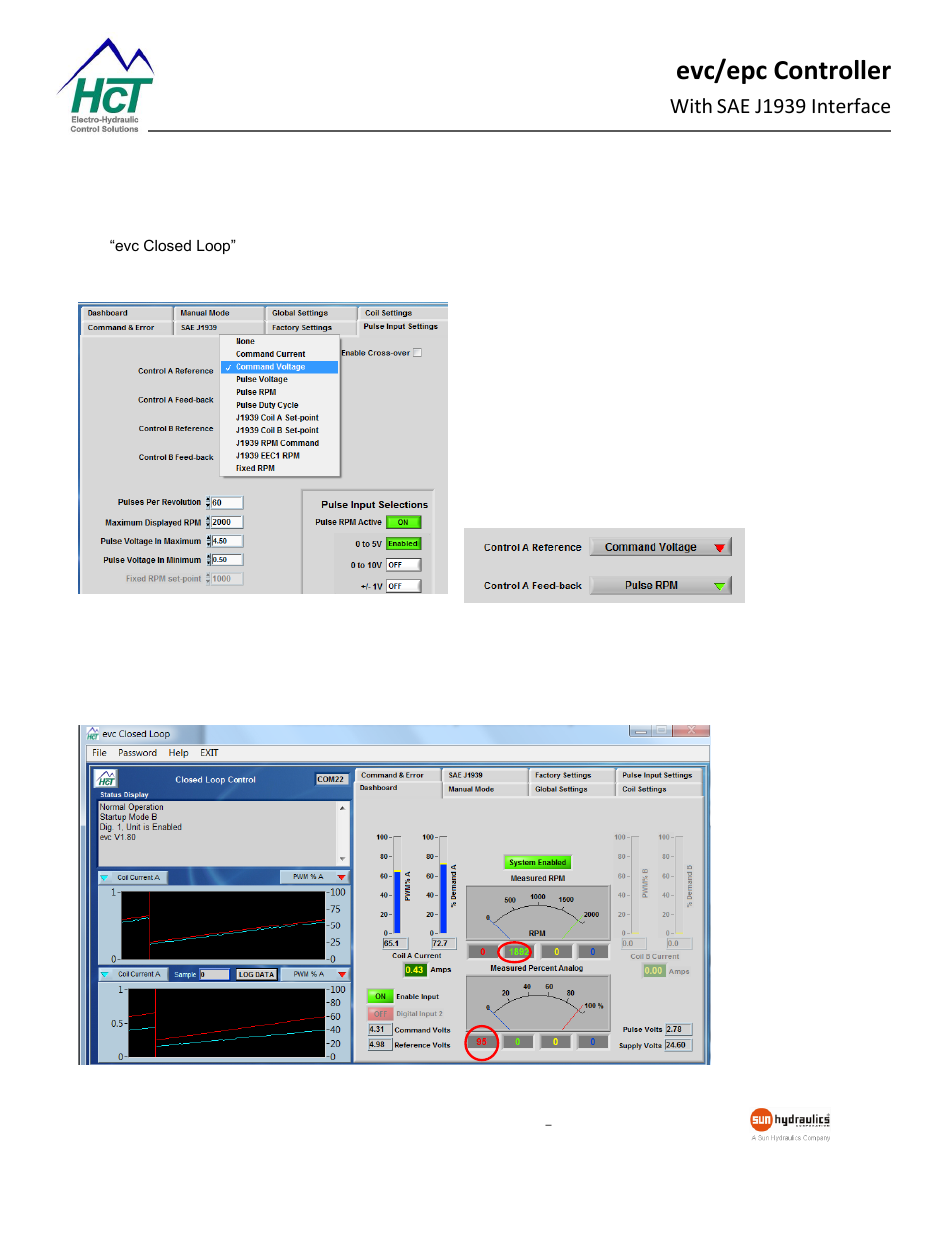 Closed loop speed control, Evc/epc controller, With sae j1939 interface | High Country Tek epc, Electronic Pump Controller - A Multi-Function SAE J1939 Compatible Module User Manual | Page 37 / 45