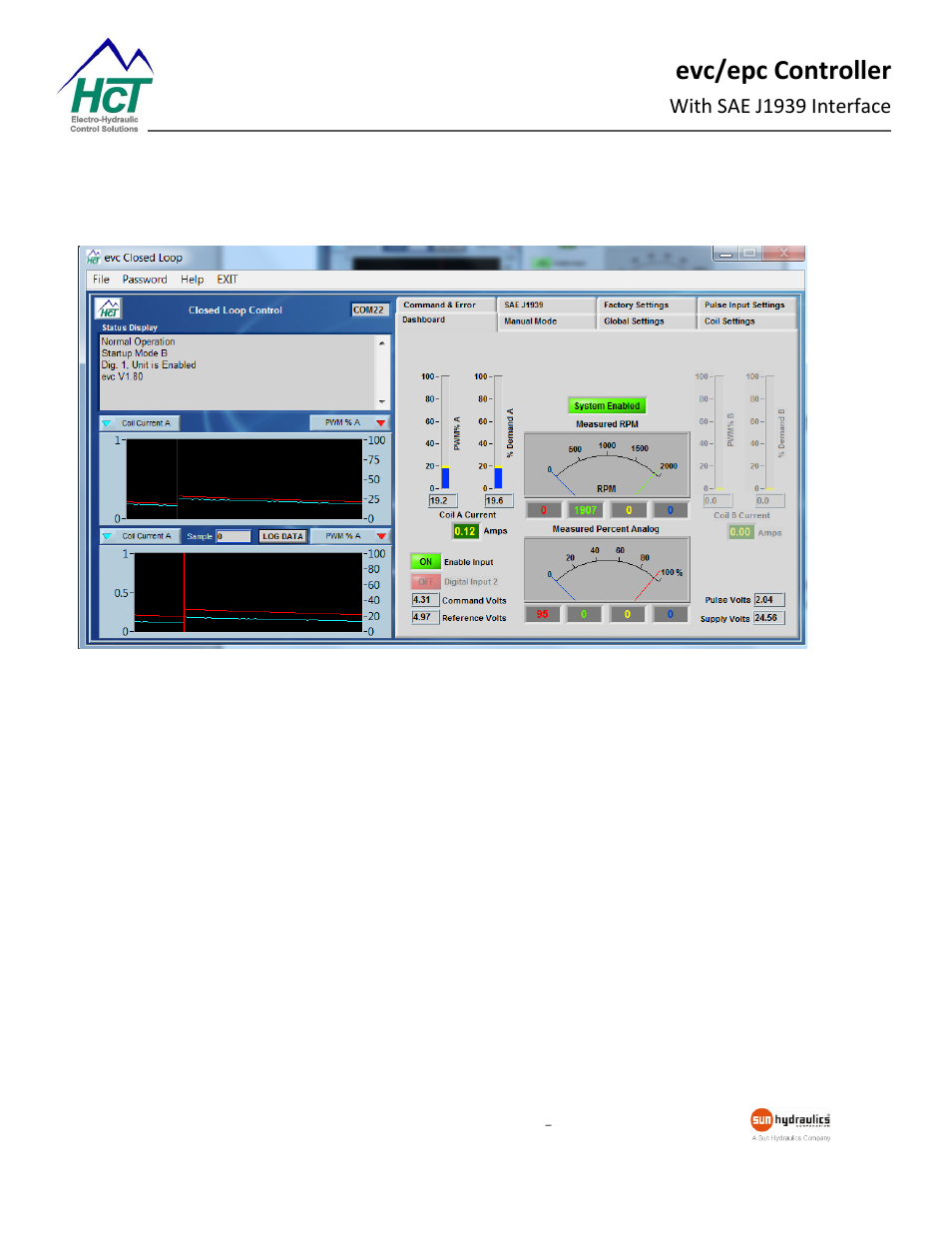 Evc/epc controller, With sae j1939 interface | High Country Tek epc, Electronic Pump Controller - A Multi-Function SAE J1939 Compatible Module User Manual | Page 38 / 45
