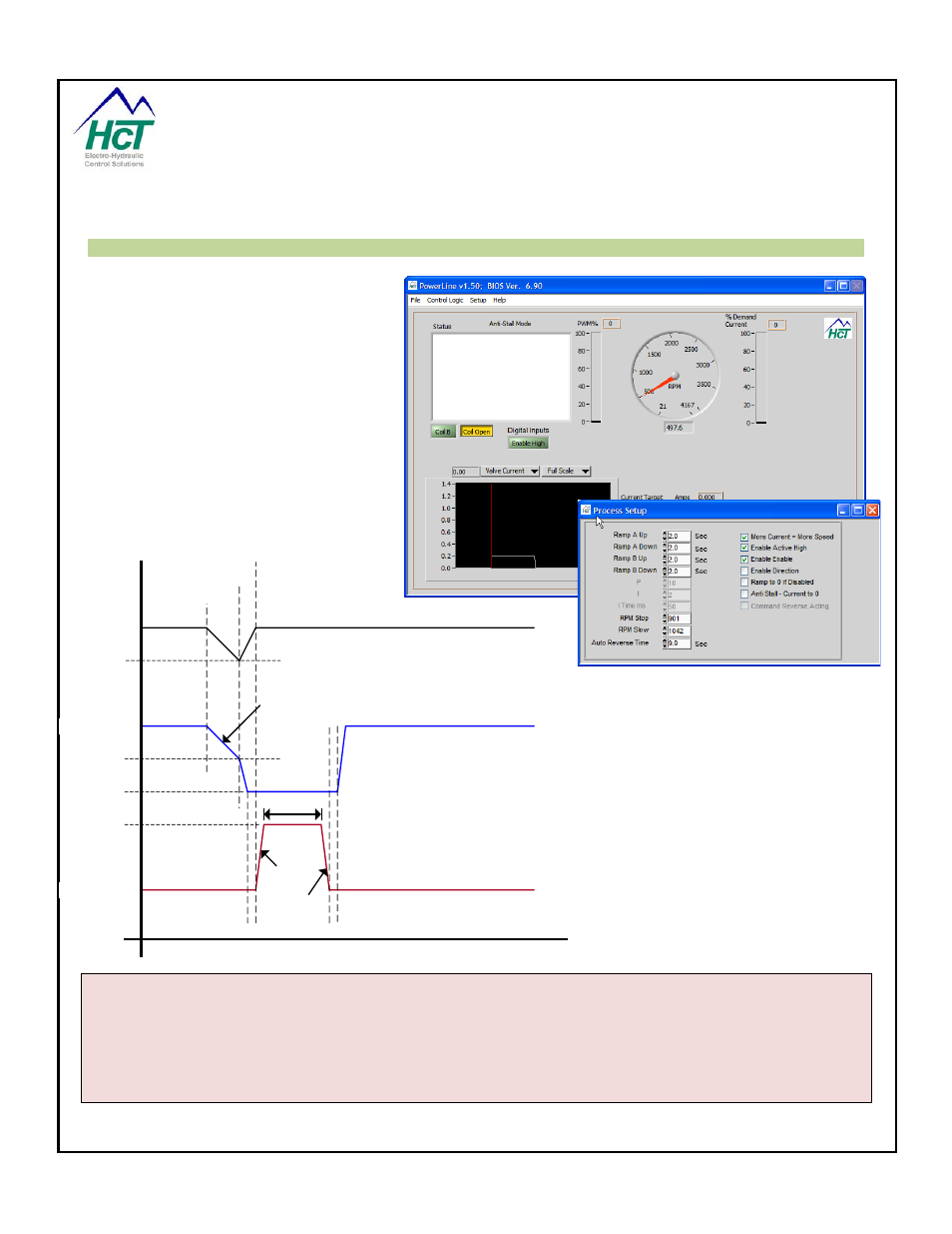 Horse power limiter & anti stall mode with reverse | High Country Tek PLD, Powerline / universal single / dual coil PWM Valve Driver User Manual | Page 21 / 45