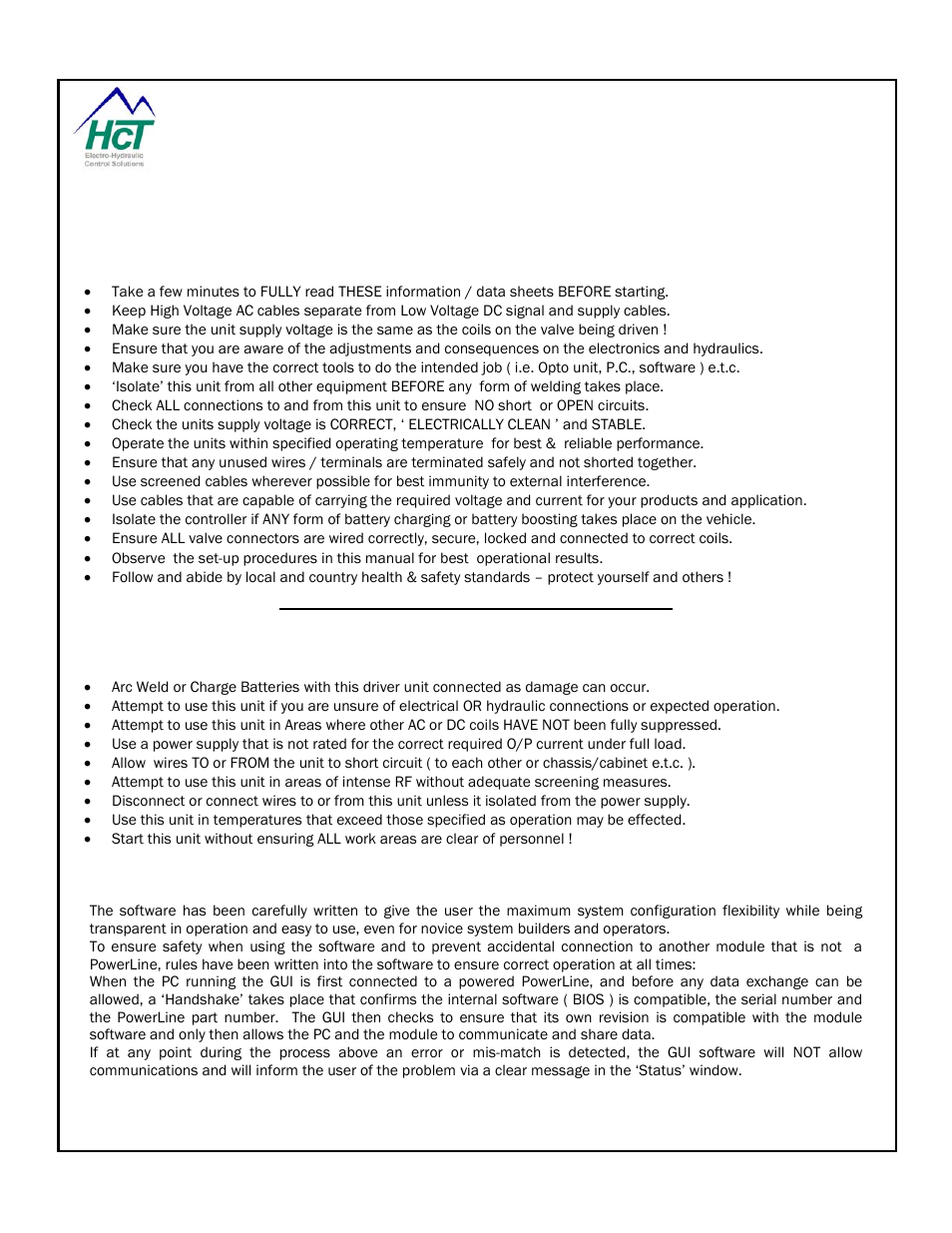 Product application guidelines | High Country Tek PLD, Powerline / universal single / dual coil PWM Valve Driver User Manual | Page 4 / 45