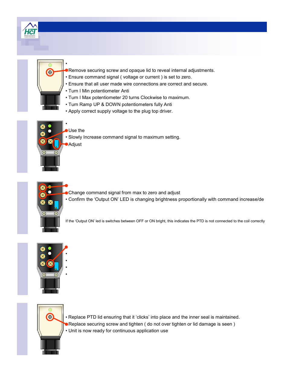 High Country Tek Plug Top Driver Series User Manual | Page 6 / 12