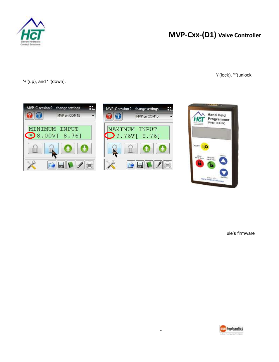 Configuration, Mvp-cxx-(d1), Valve controller | High Country Tek MVP-C Series User Manual | Page 7 / 22