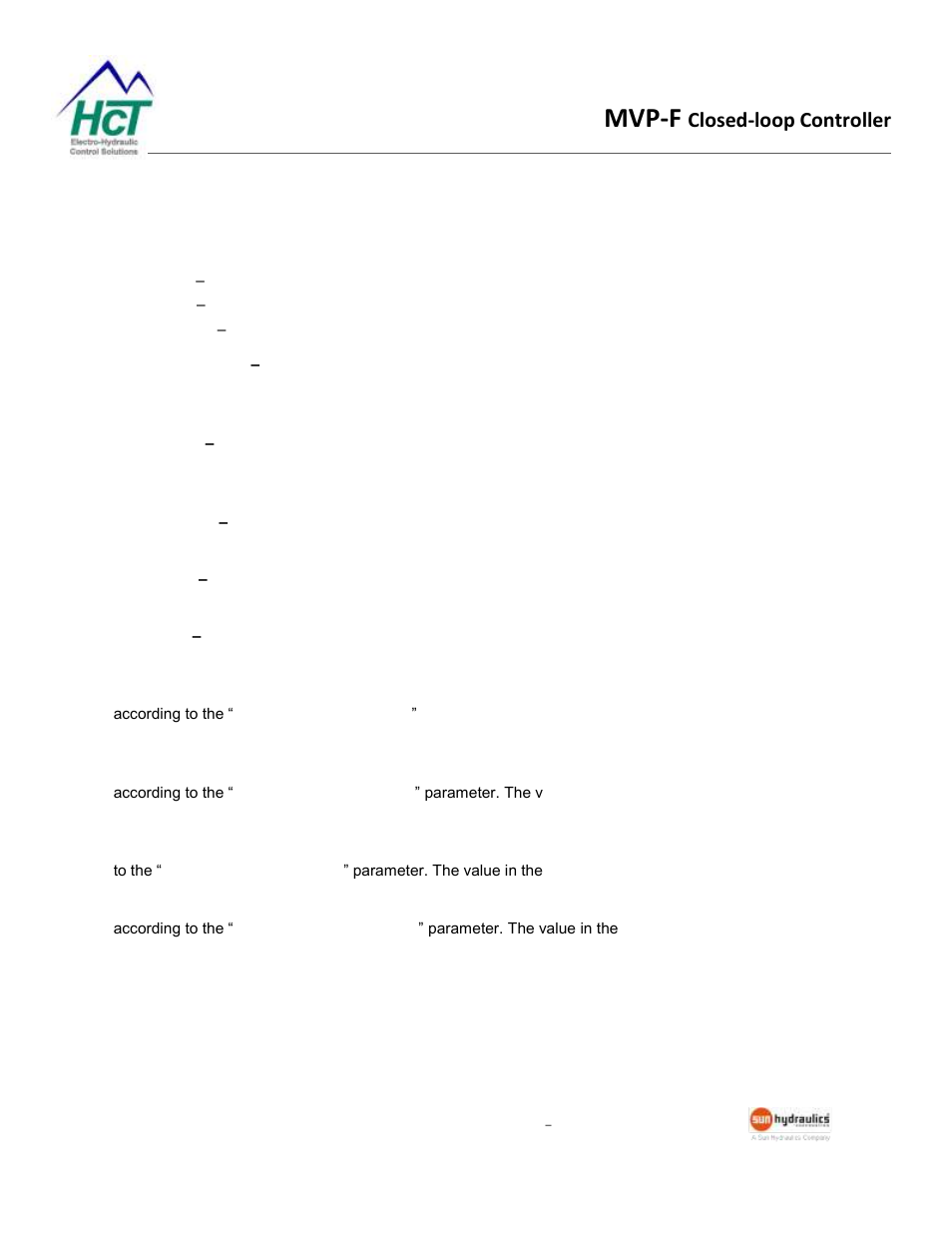 Mvp-f, Closed-loop controller | High Country Tek MVP-F Series User Manual | Page 11 / 17