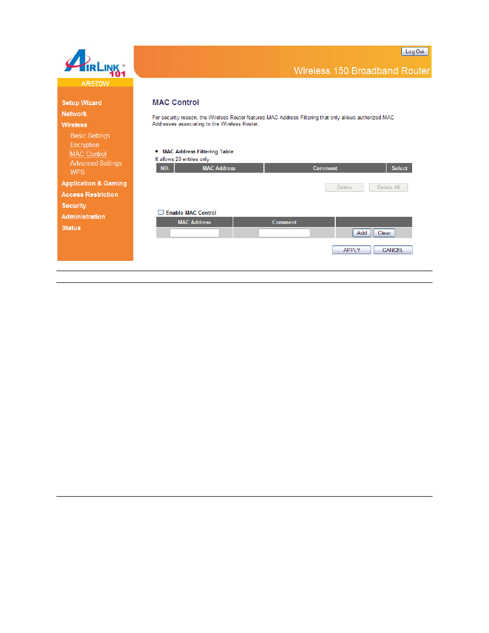 Airlink101 AR570W User Manual | Page 43 / 80