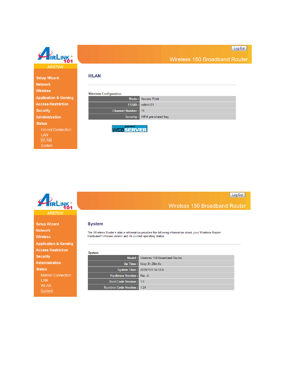 Airlink101 AR570W User Manual | Page 78 / 80